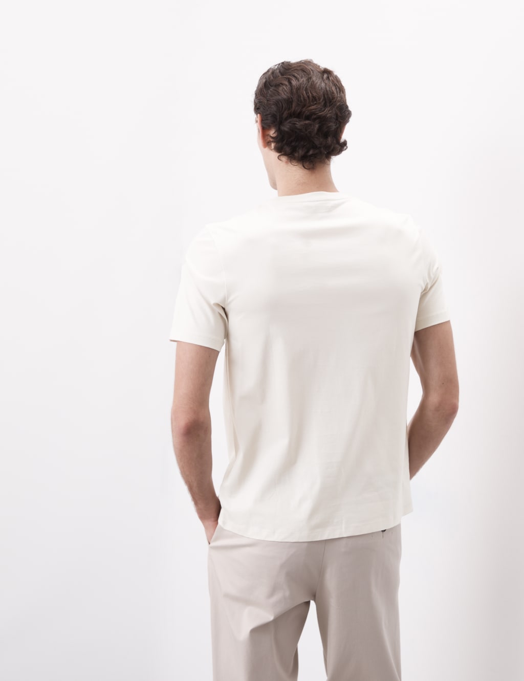Pure Supima® Cotton Crew Neck T-shirt 7 of 7