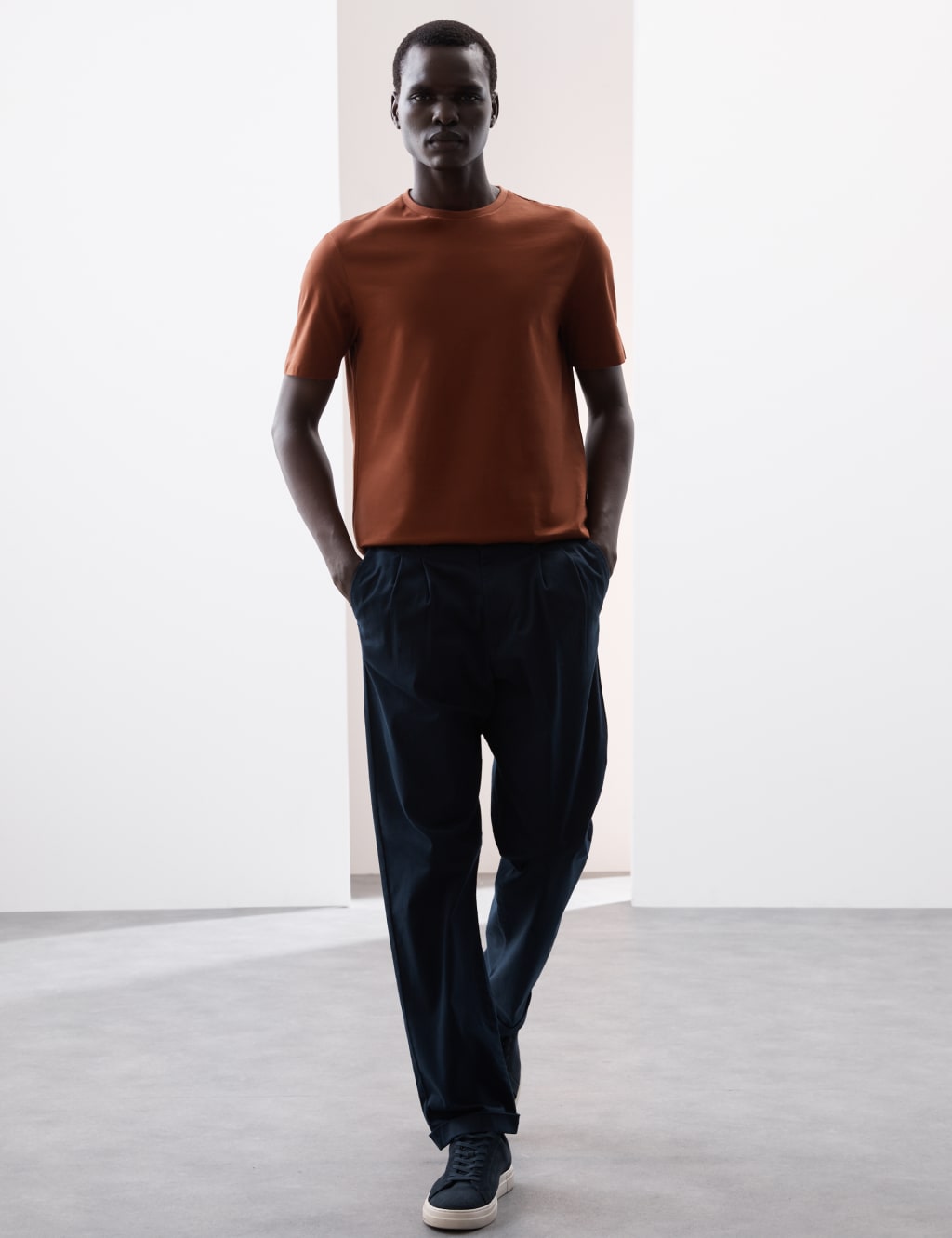 Pure Supima® Cotton Crew Neck T-shirt 3 of 7