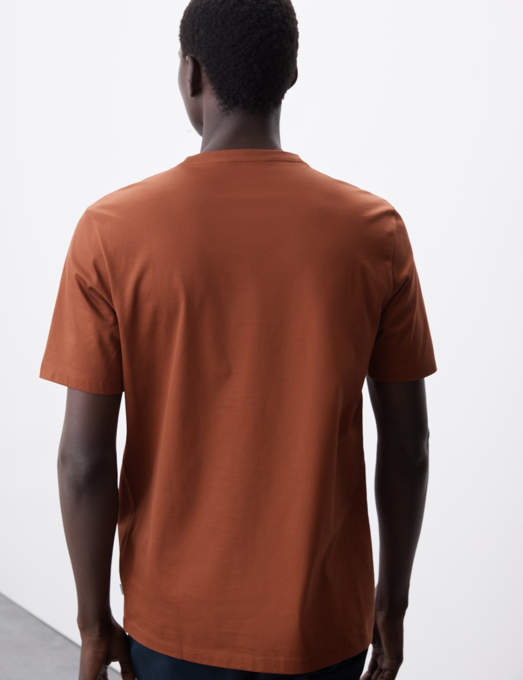 Pure Supima® Cotton Crew Neck T-shirt 4 of 7