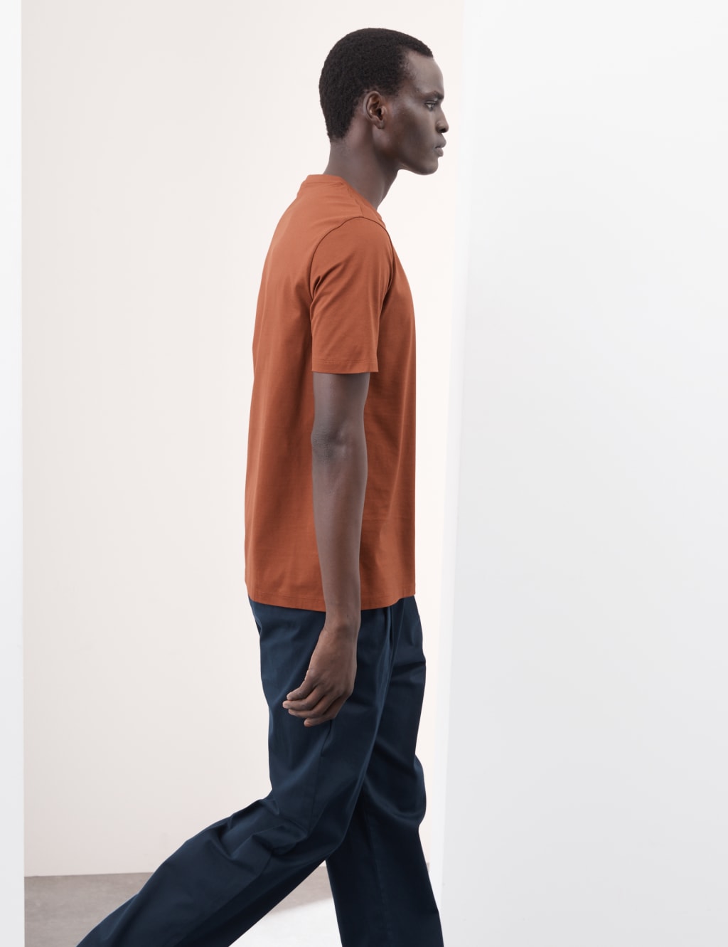 Pure Supima® Cotton Crew Neck T-shirt 5 of 7