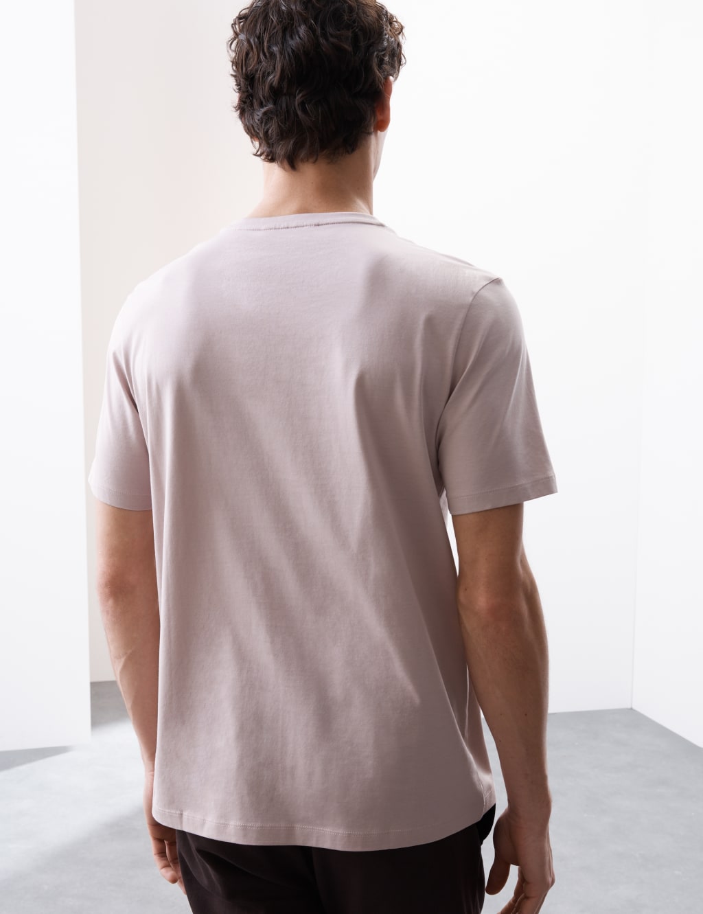 Pure Supima® Cotton Crew Neck T-shirt 6 of 7