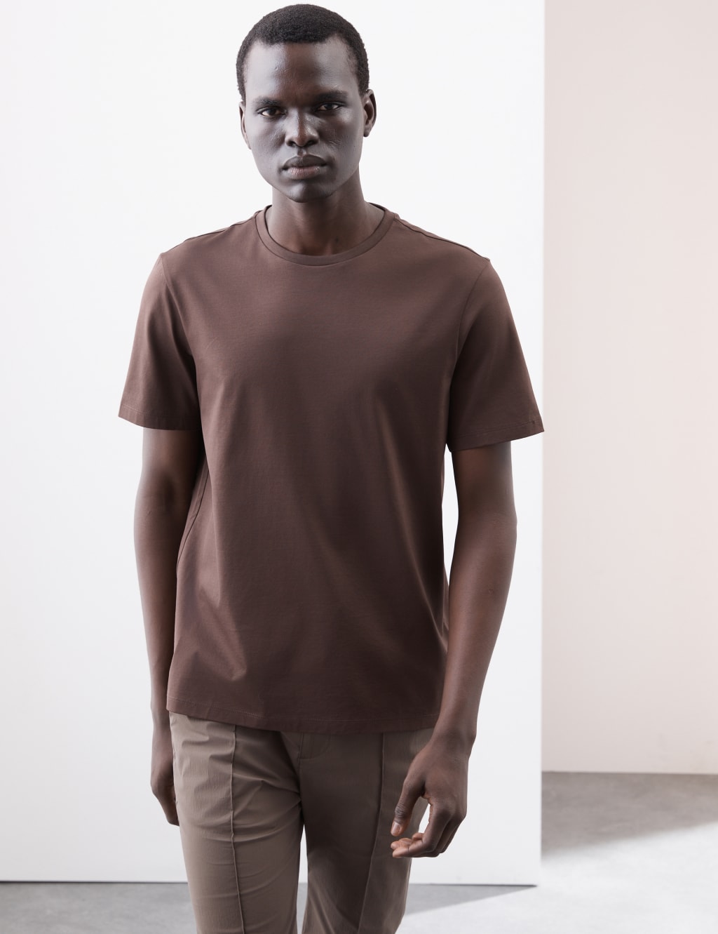 Pure Supima® Cotton Crew Neck T-shirt 6 of 7