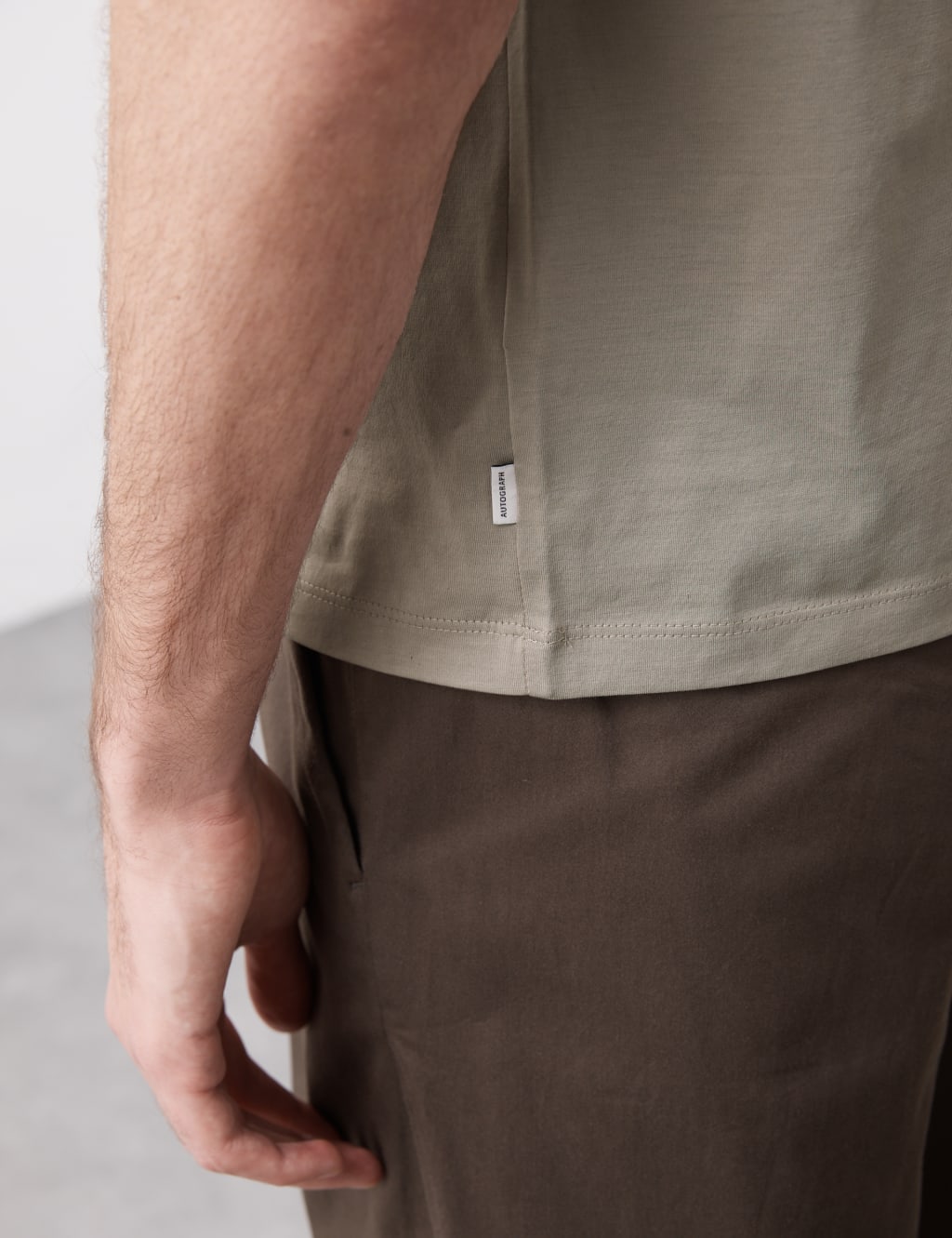 Pure Supima® Cotton Crew Neck T-shirt 5 of 7