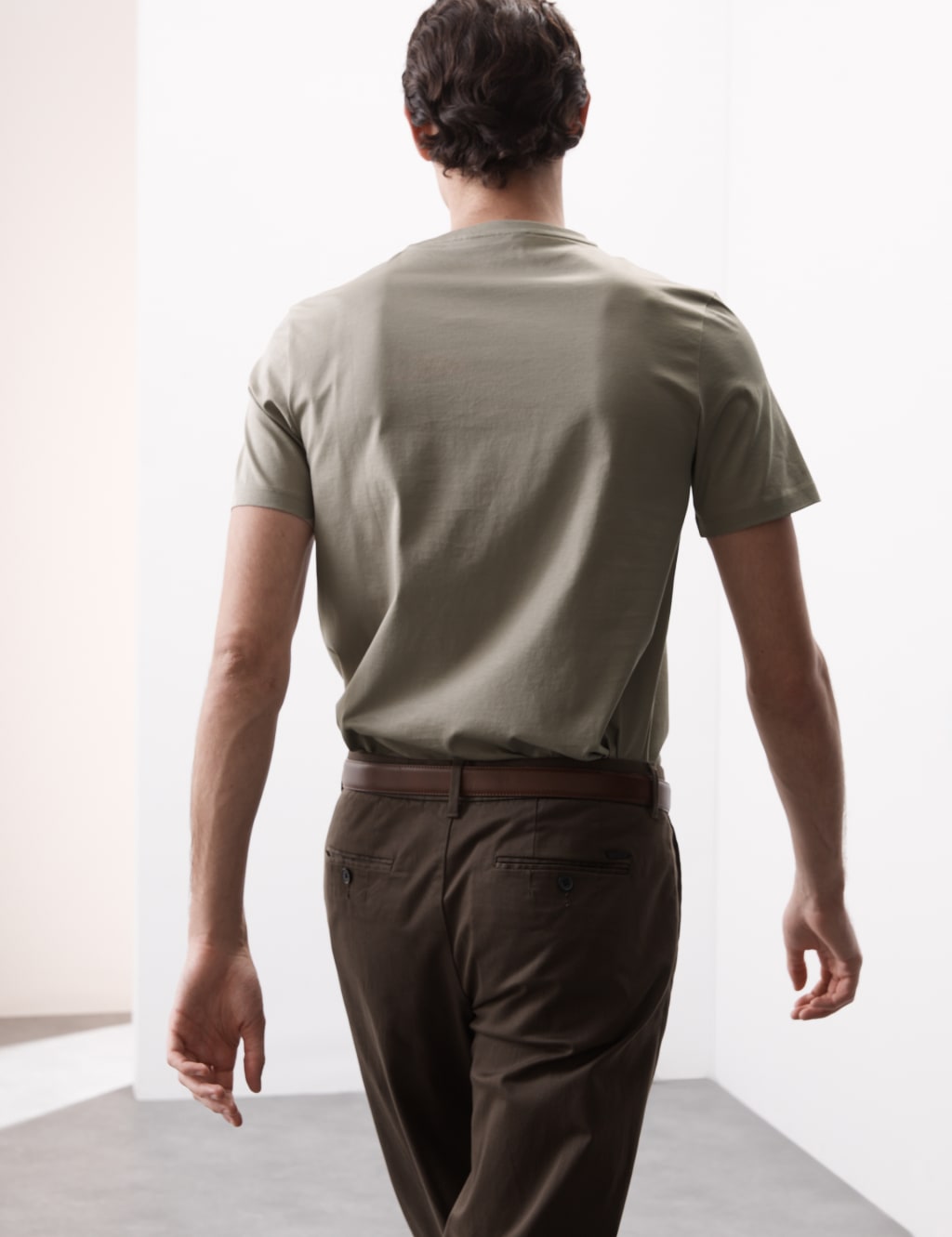 Pure Supima® Cotton Crew Neck T-shirt 6 of 7