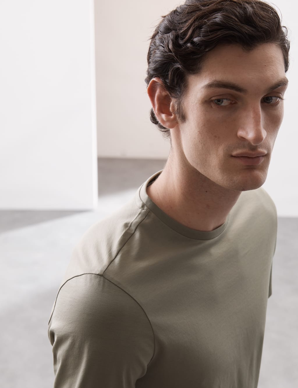 Pure Supima® Cotton Crew Neck T-shirt 7 of 7