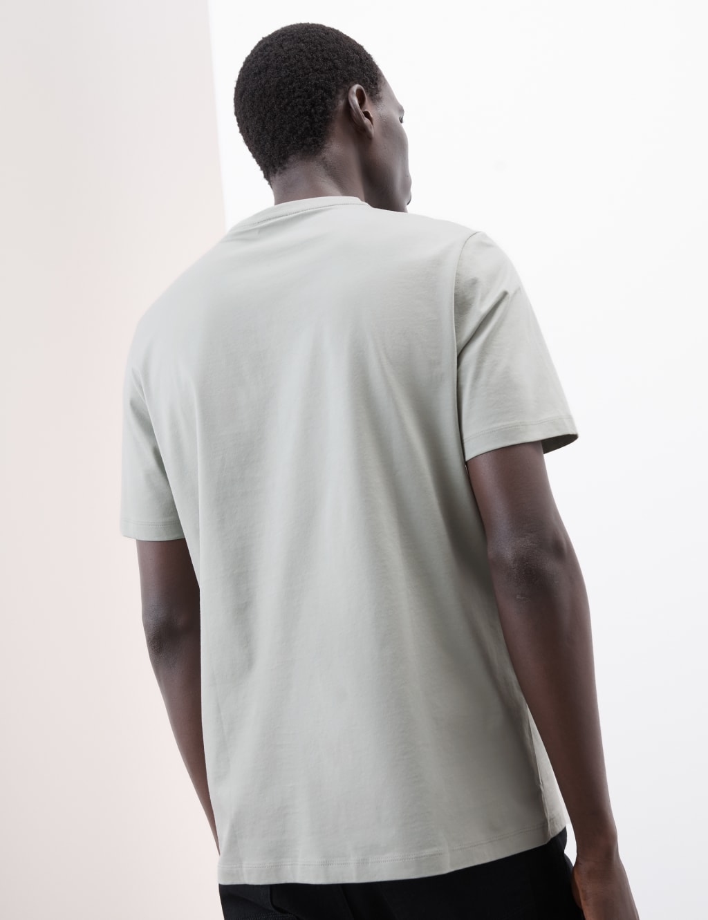 Pure Supima® Cotton Crew Neck T-shirt 6 of 6