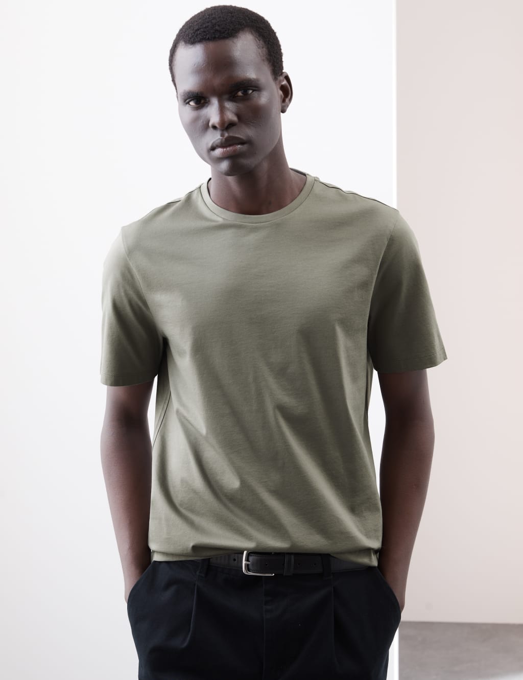 Pure Supima® Cotton Crew Neck T-shirt 7 of 7