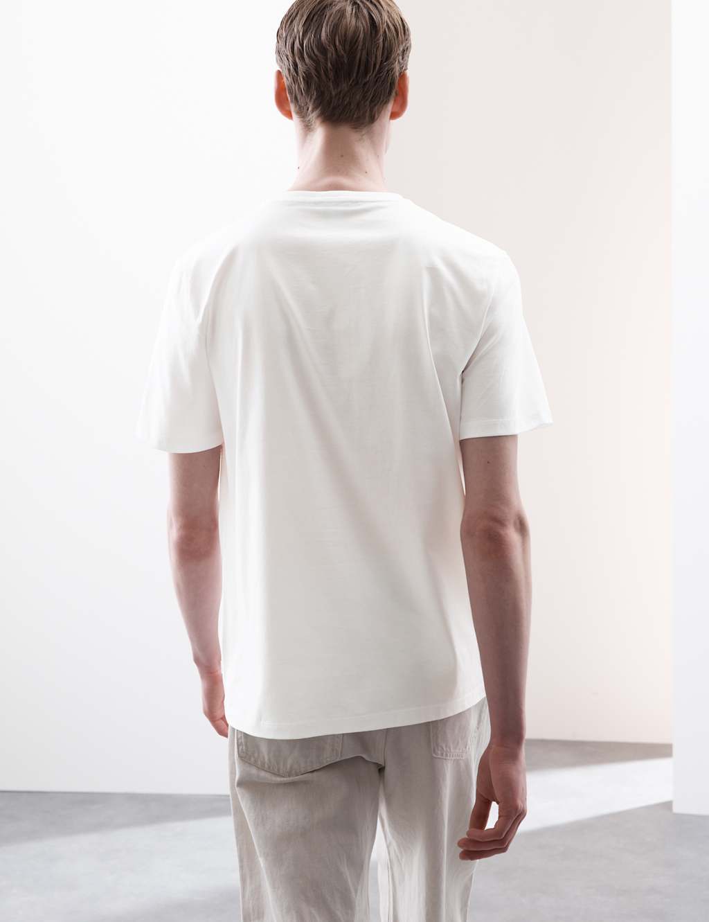 Pure Supima® Cotton Crew Neck T-shirt 5 of 7