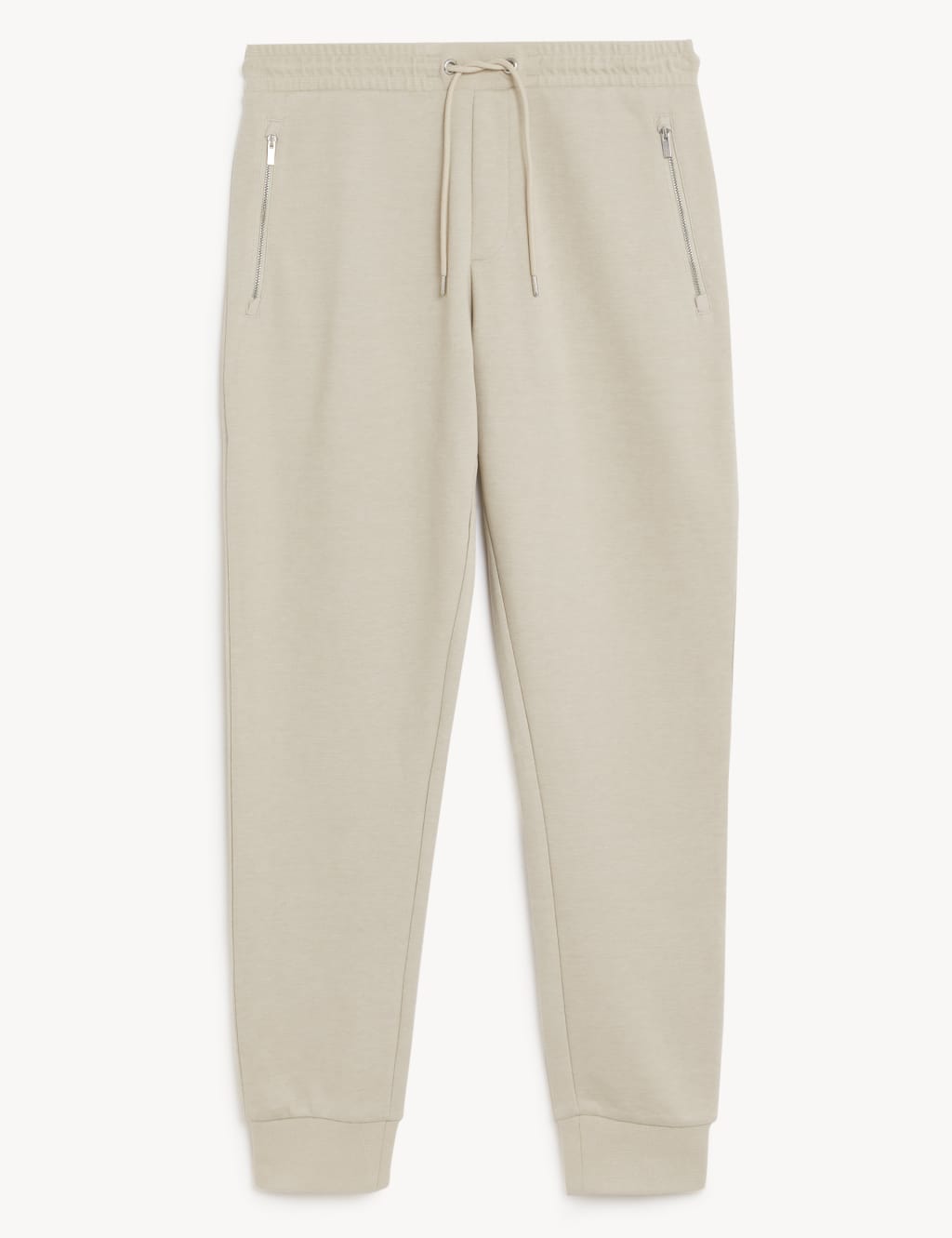 Faux back pocket zipper decorated jogger pants sale