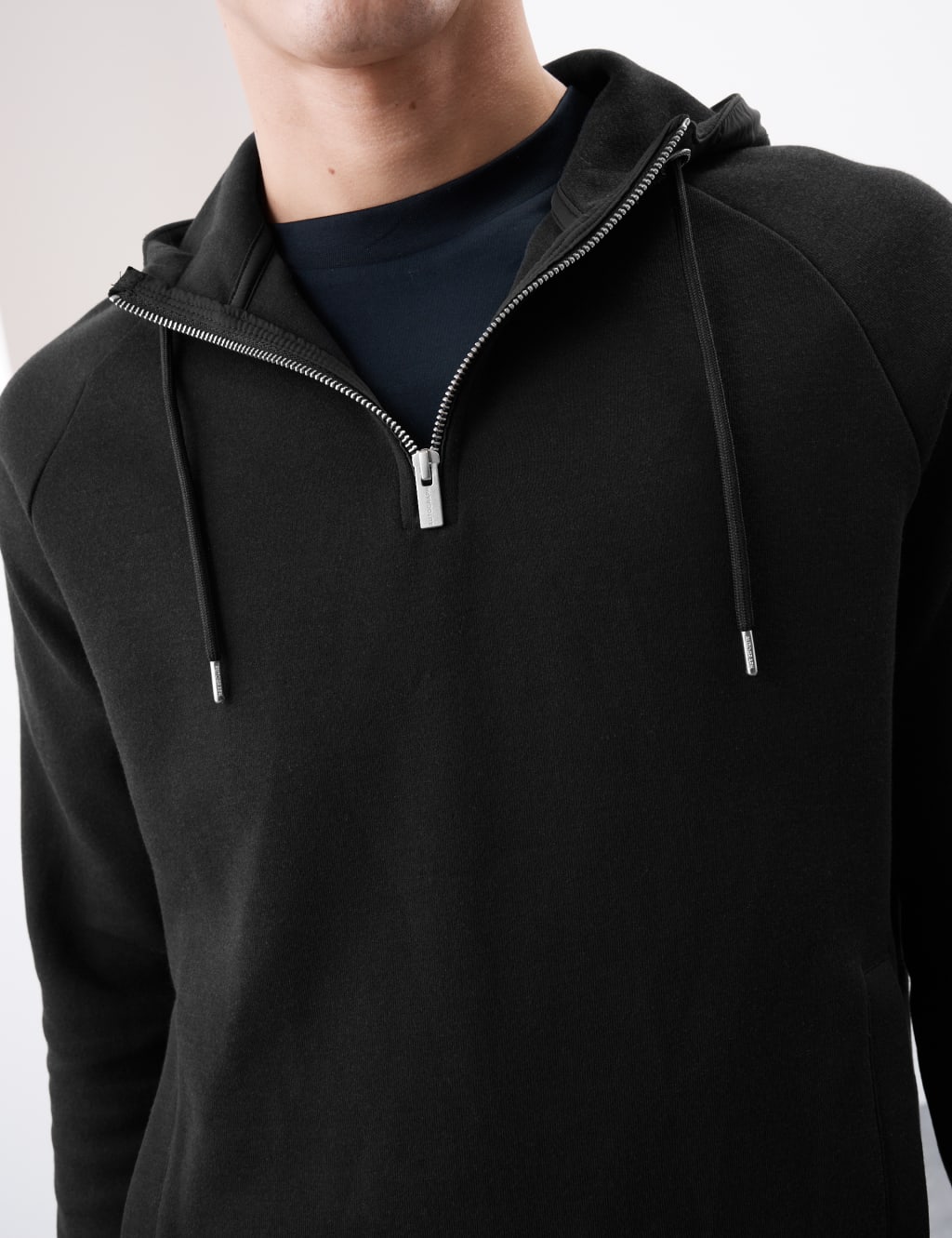 Cotton Blend Half Zip Hoodie 7 of 7