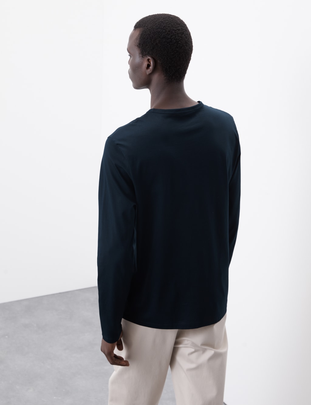 Pure Supima® Cotton Long Sleeve T-Shirt 7 of 7