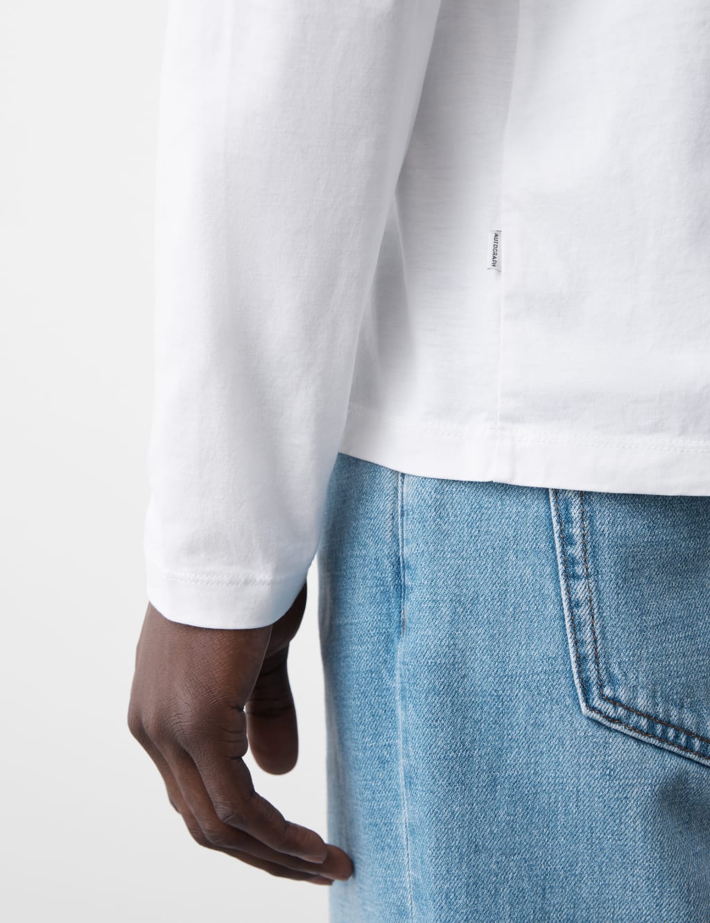 Pure Supima® Cotton Long Sleeve T-Shirt 7 of 7