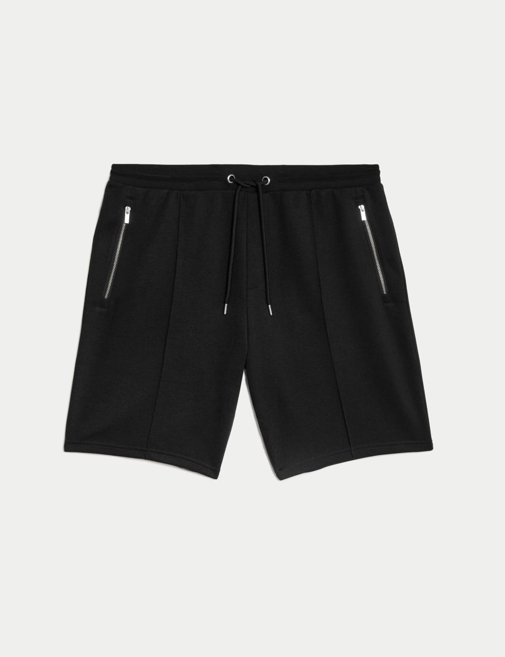 Jersey shorts with zip pockets on sale