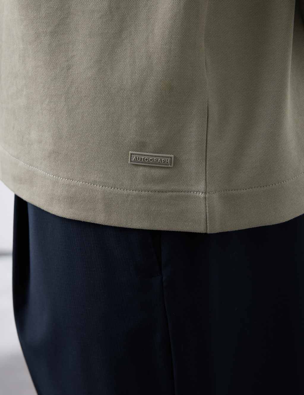 Cotton Blend Micro Pique T-Shirt 3 of 6