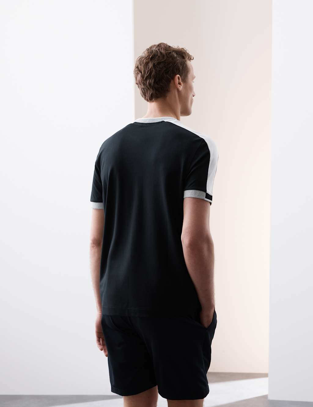Cotton Blend Micro Pique T-Shirt 3 of 6