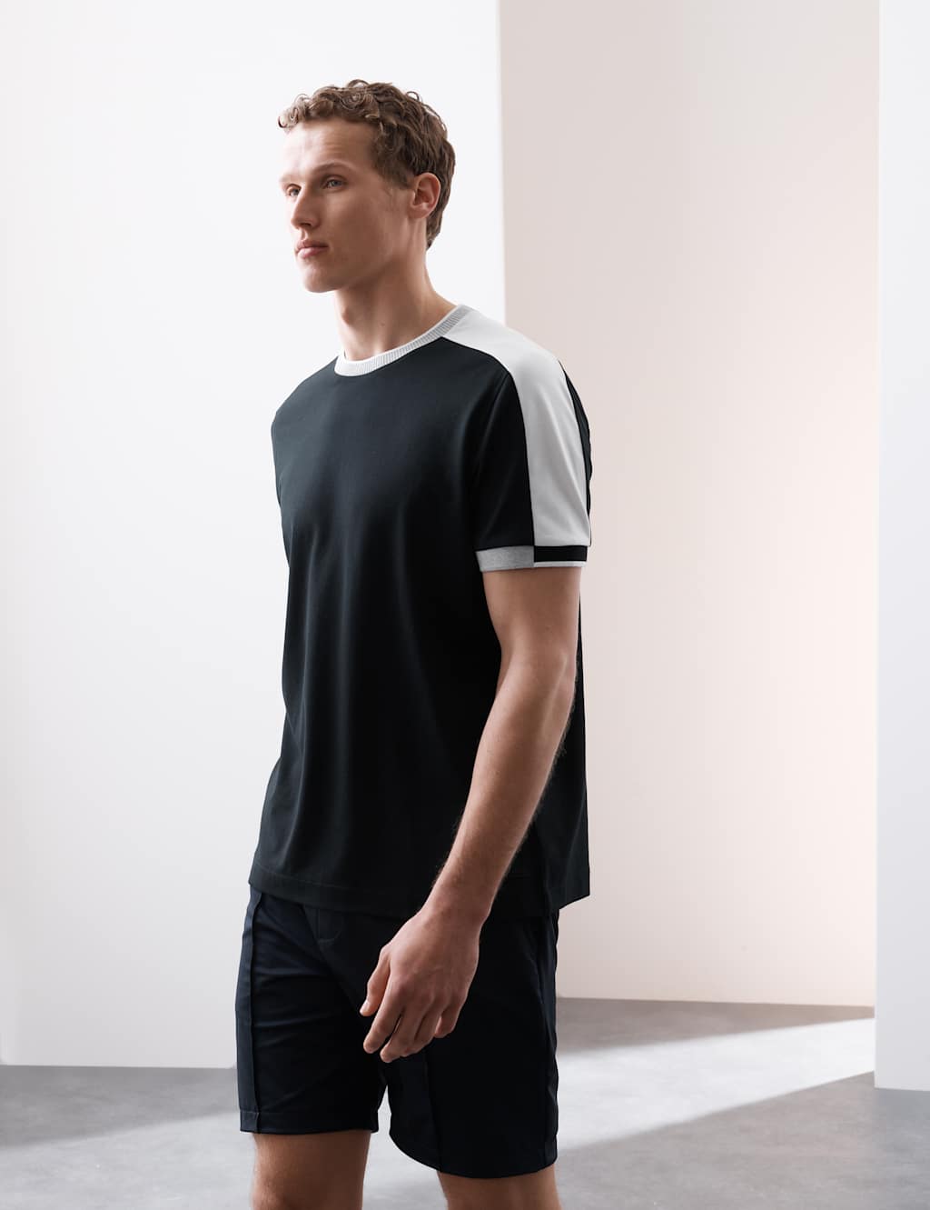 Cotton Blend Micro Pique T-Shirt 5 of 6