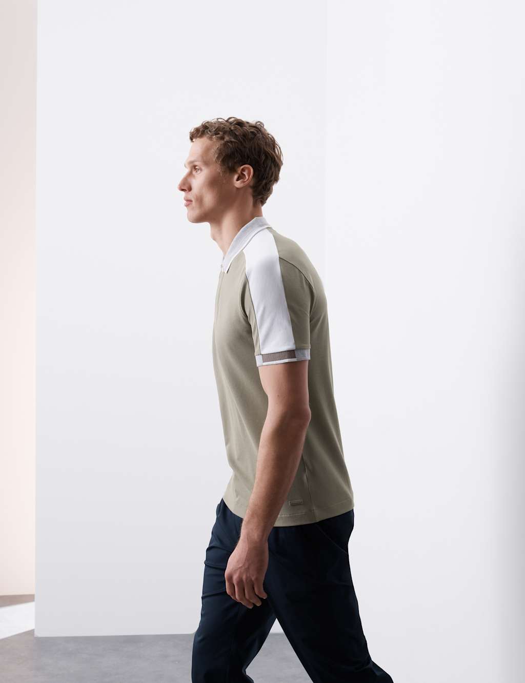 Cotton Blend Micro Pique Polo Shirt 4 of 7