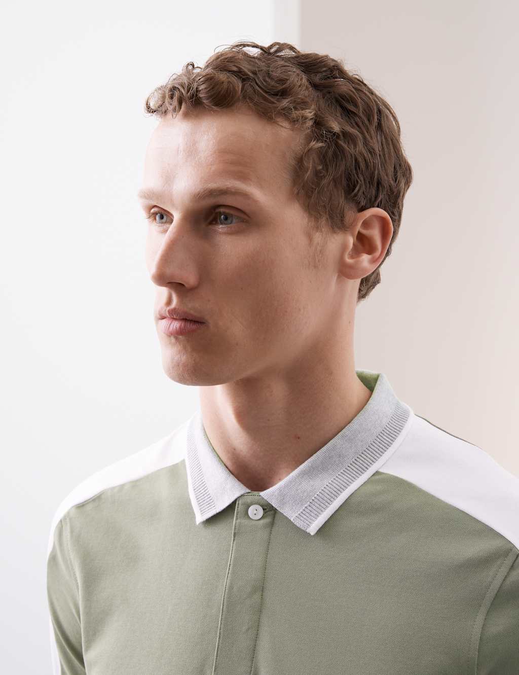 Cotton Blend Micro Pique Polo Shirt 6 of 7