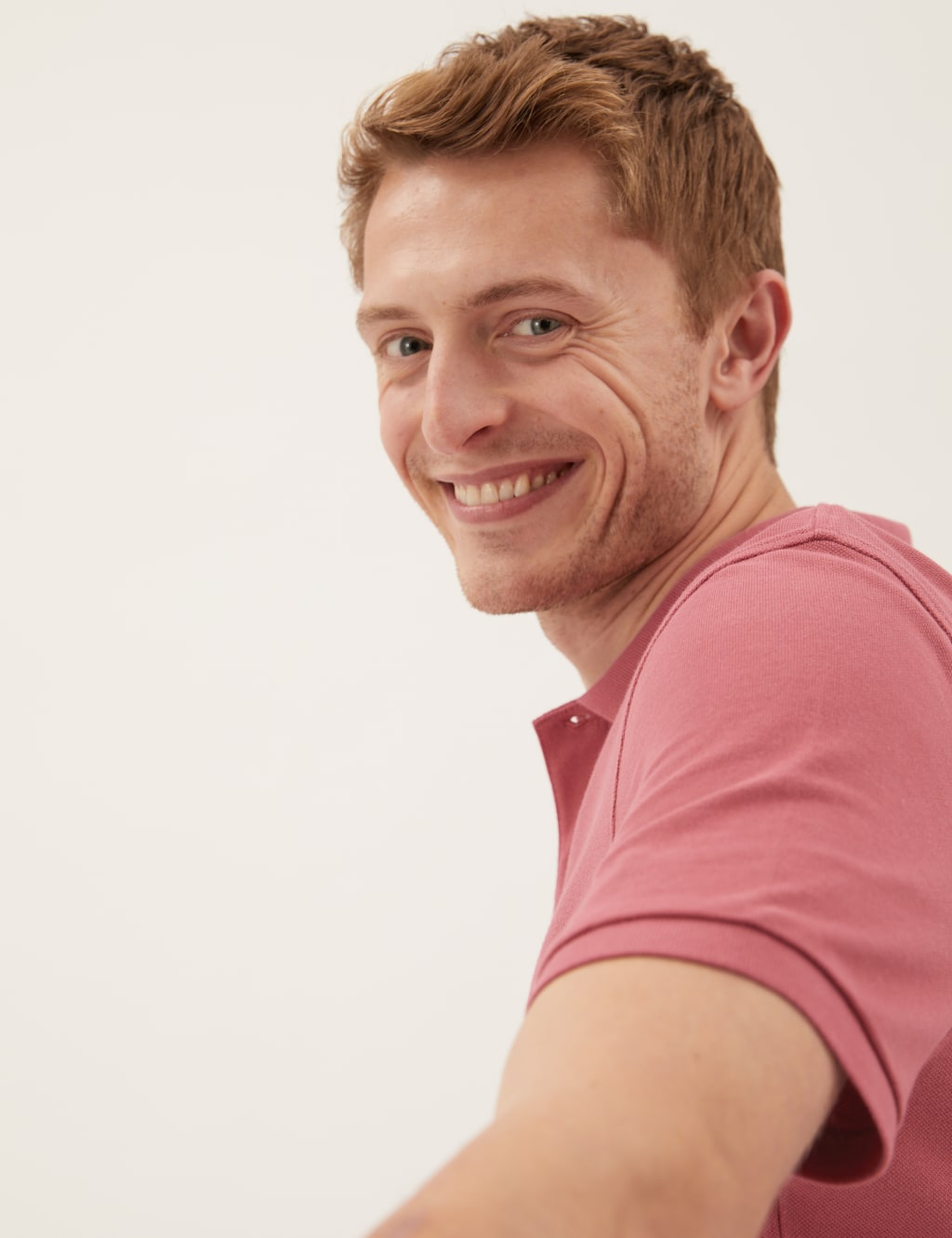 Pure Cotton Pique Regular Fit Polo Shirt 1 of 4