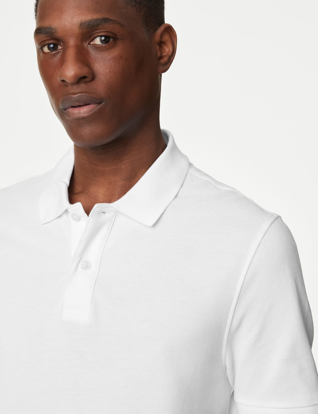 Polo slim fit white tee clearance