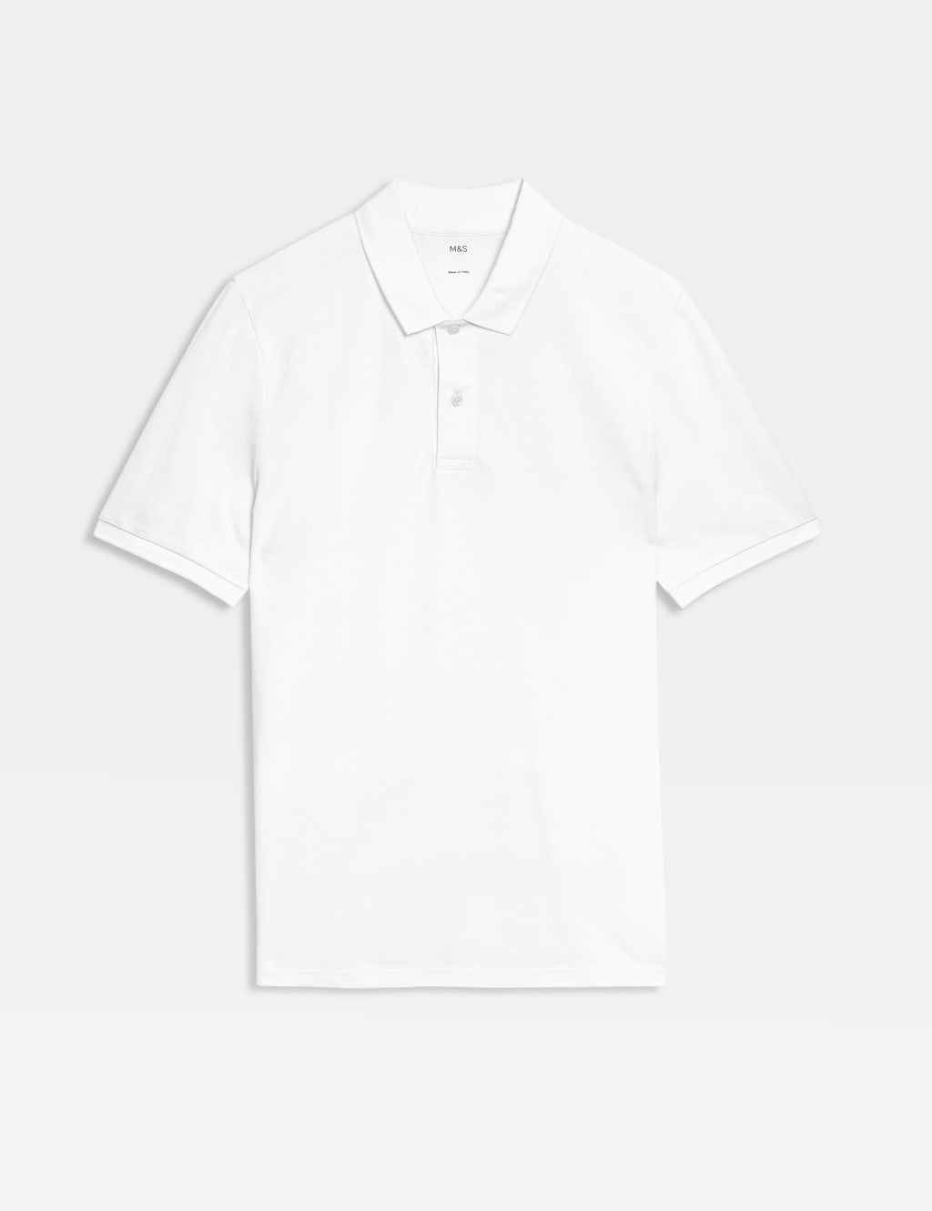 Slim Fit Pure Cotton Pique Polo Shirt