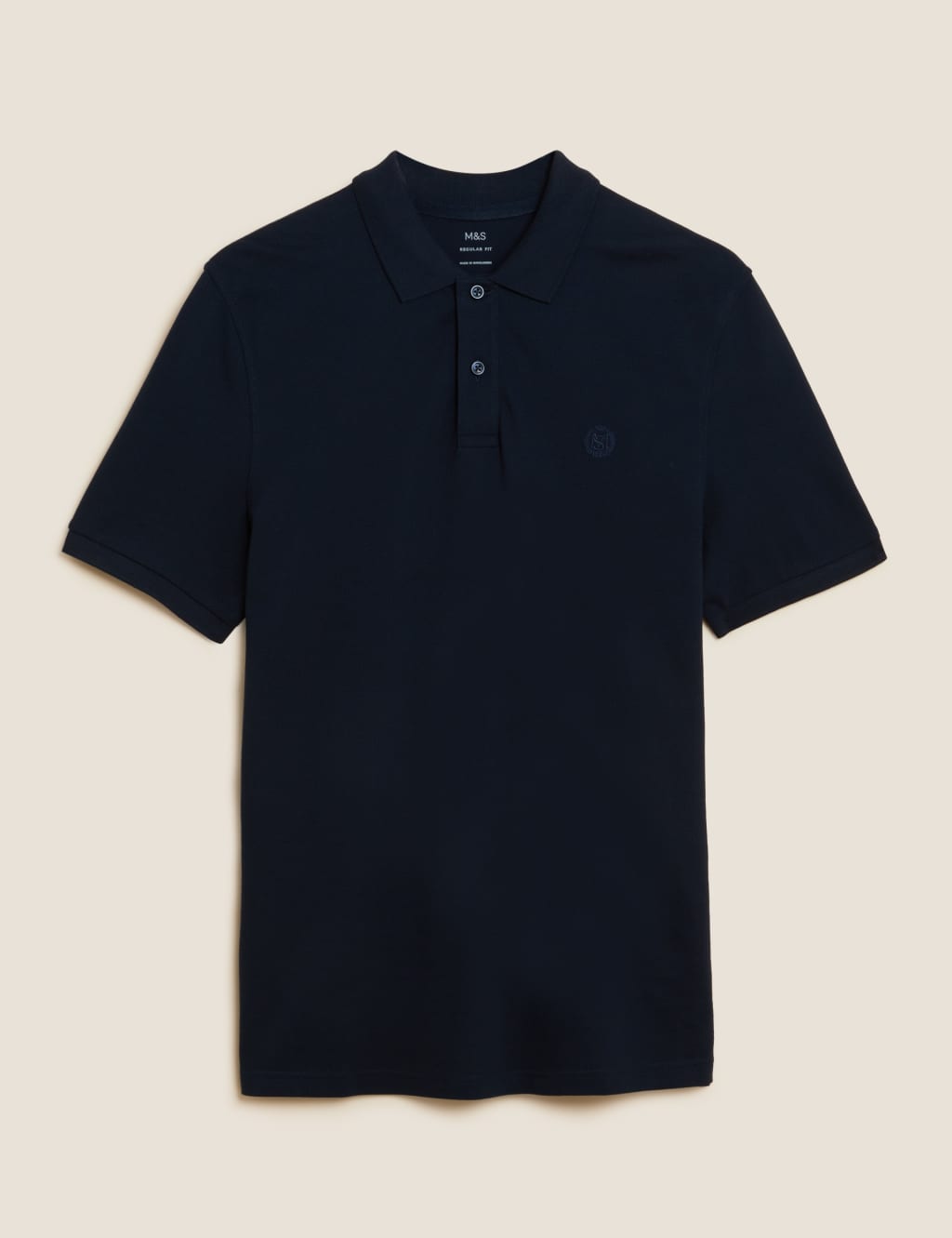 Pure Cotton Embroidered Polo Shirt 2 of 5