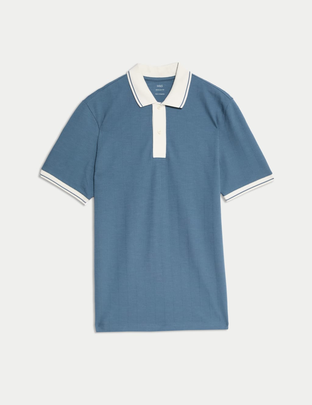 Cotton Rich Textured Polo Shirt 2 of 5