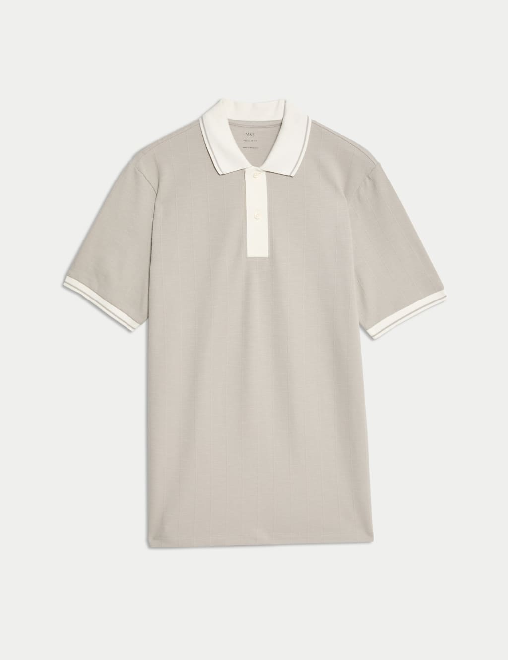 Cotton Rich Textured Polo Shirt 2 of 5