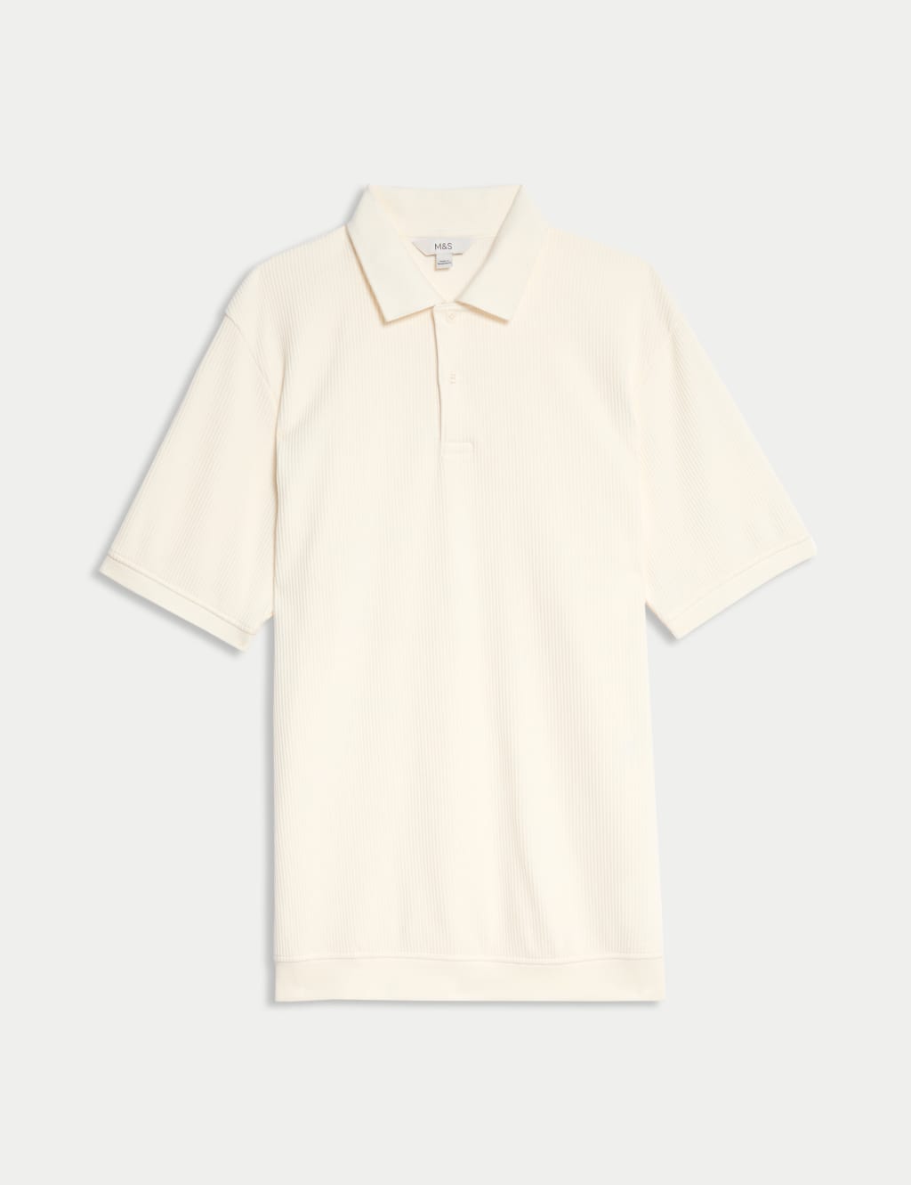 Pure Cotton Textured Polo Shirt 2 of 7