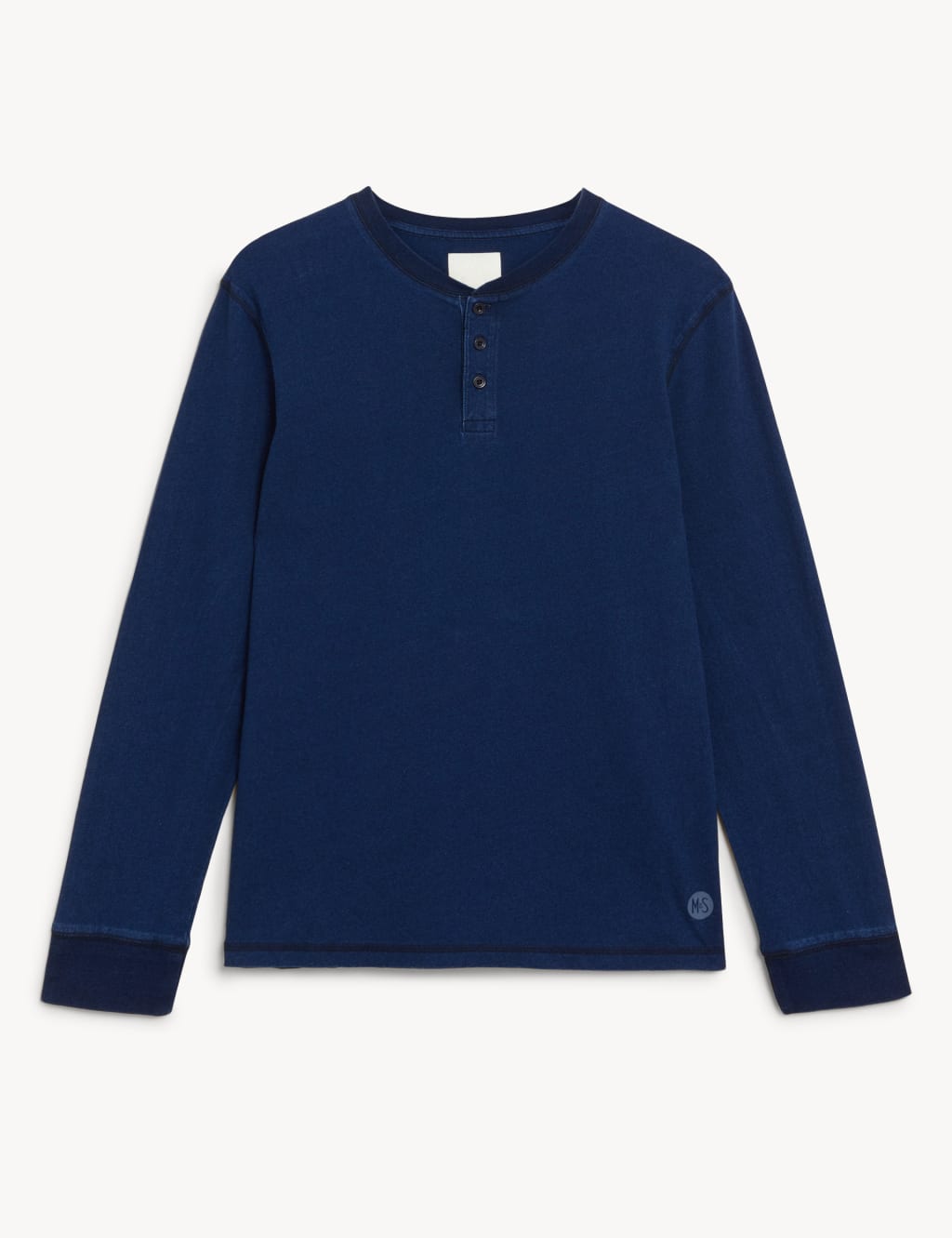 Wetherby Pure Cotton Henley T-Shirt 2 of 8