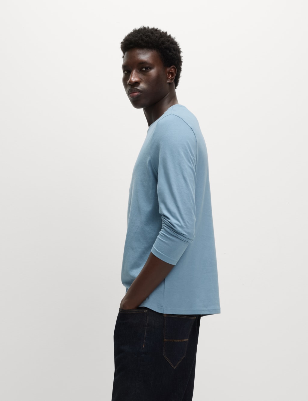 Pure Cotton Long Sleeve T-Shirt 6 of 7