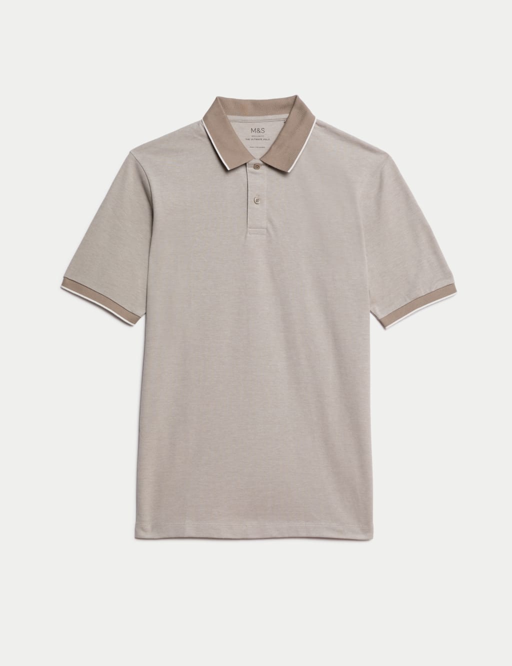 The Ultimate Tipped Pique Polo Shirt 2 of 6