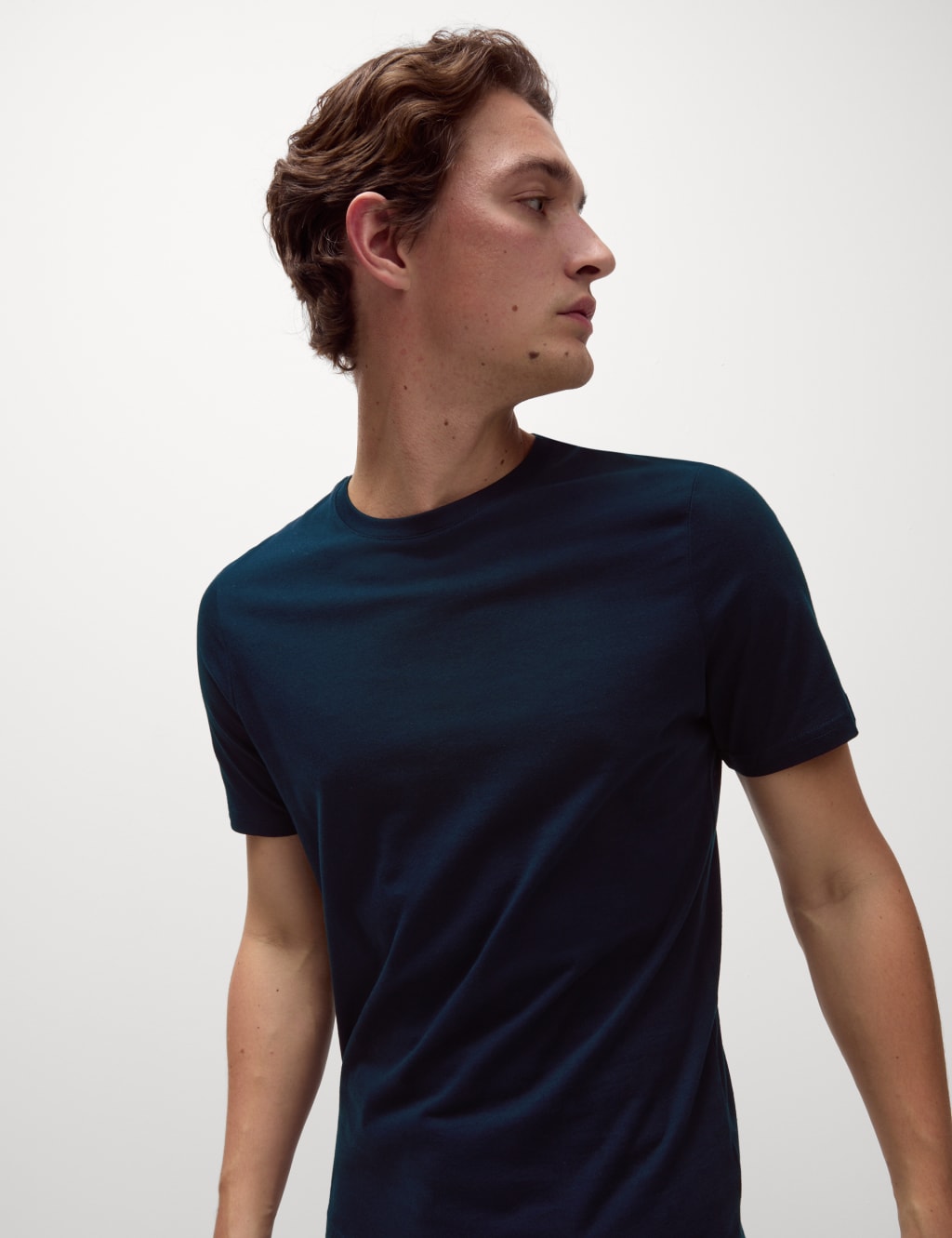 Regular Fit Pure Cotton Crew Neck T-Shirt 5 of 5