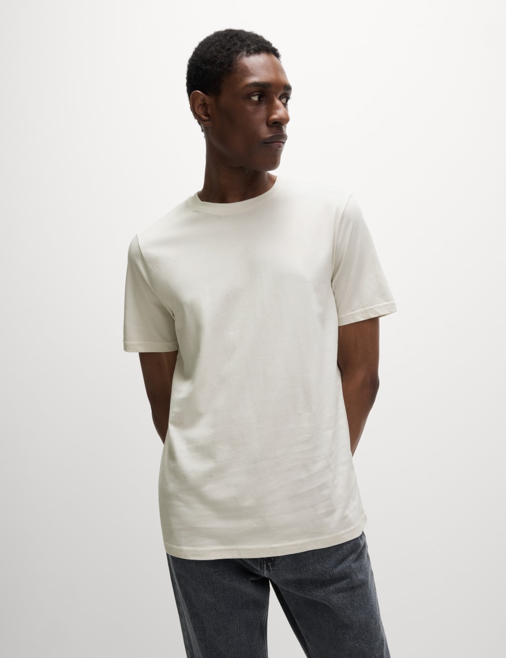 Regular Fit Pure Cotton Crew Neck T-Shirt 3 of 4