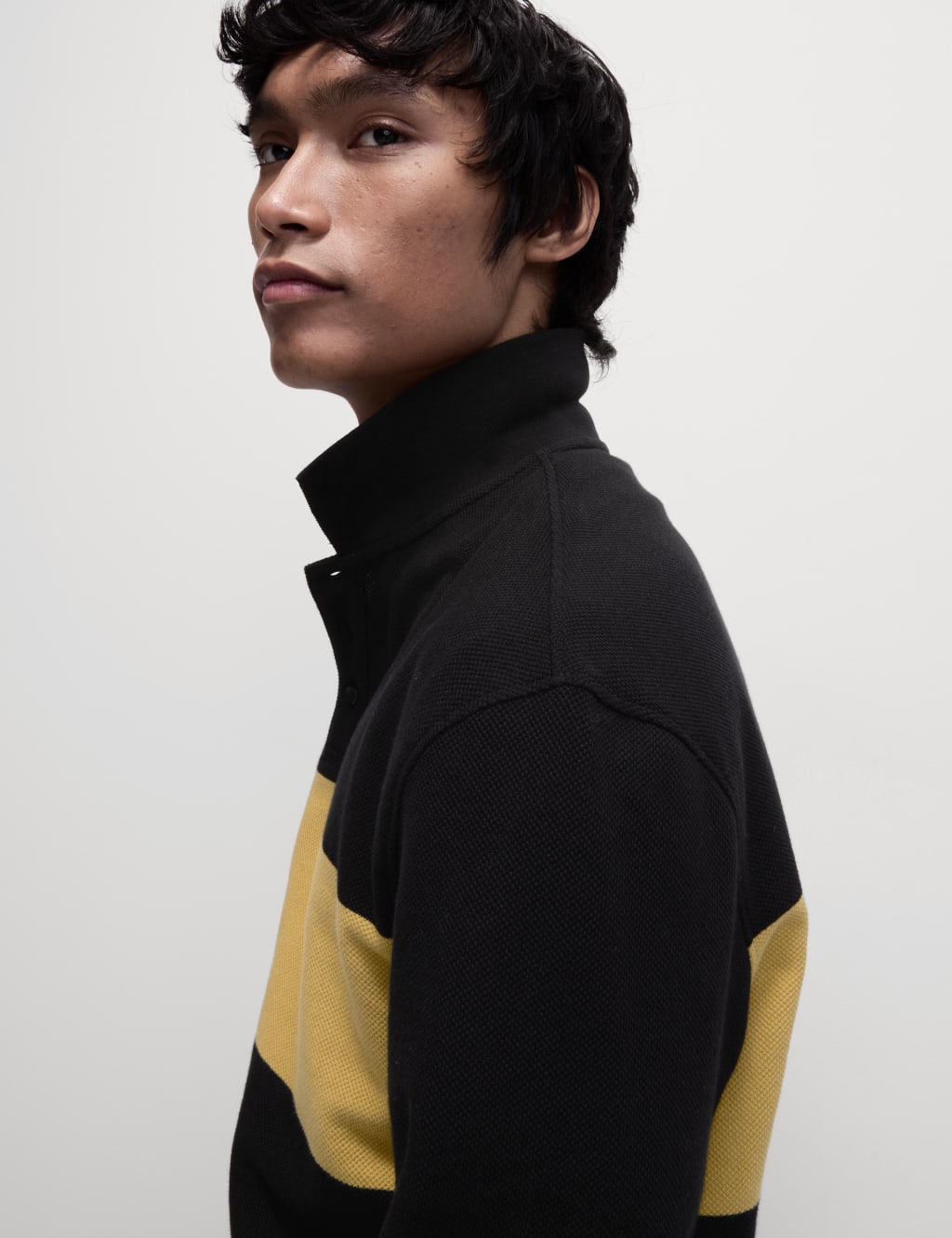 M&s black polo neck shop