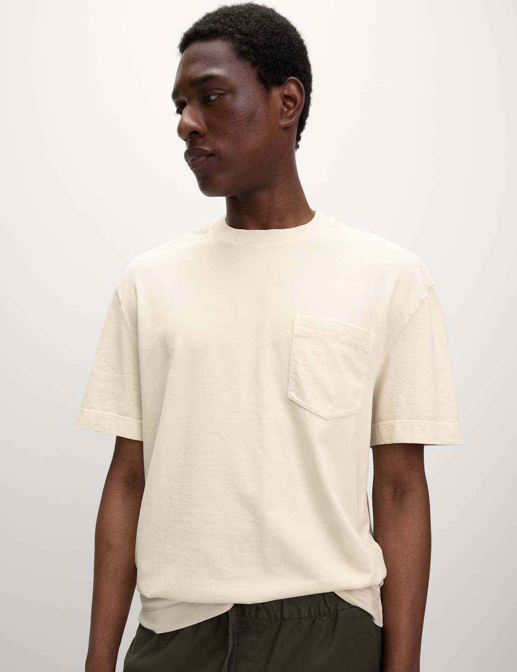 Pure Cotton Garment Dyed T-Shirt 3 of 5
