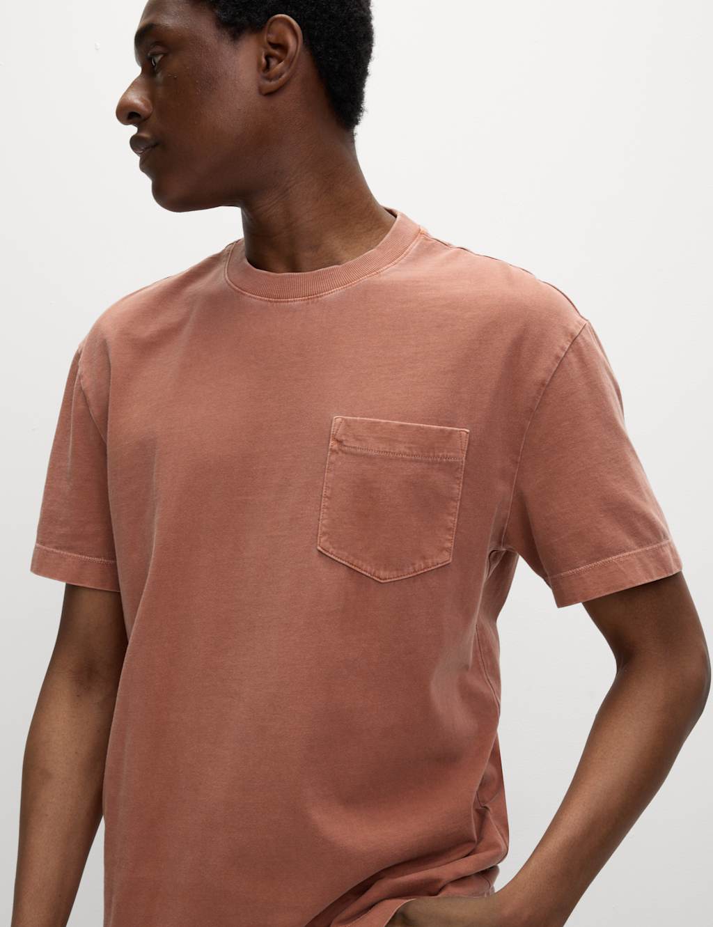 Pure Cotton Garment Dyed T-Shirt 5 of 5