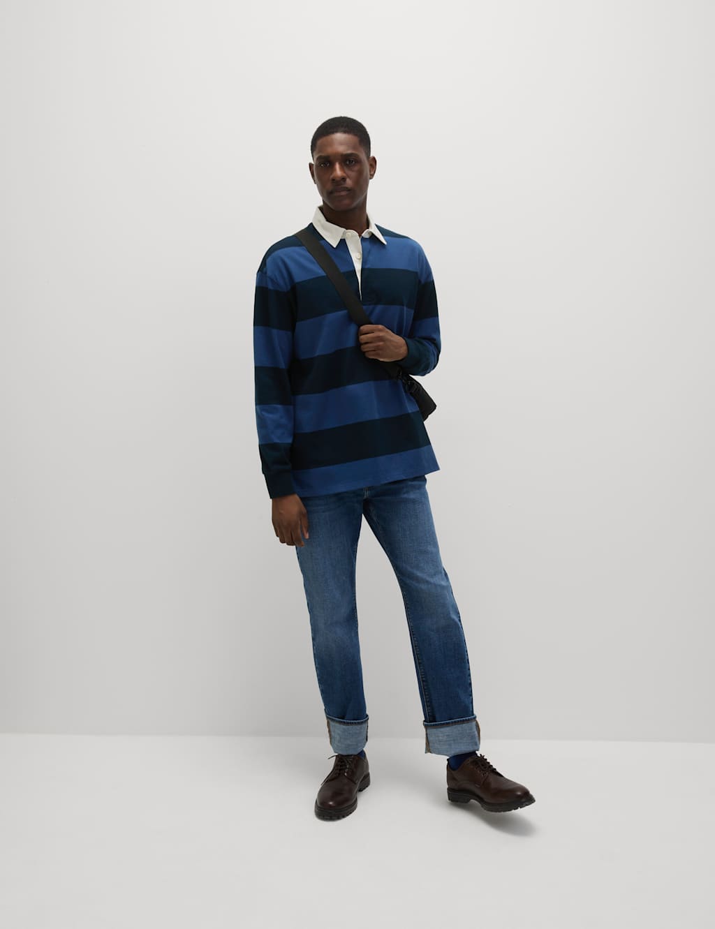 Pure Cotton Striped Rugby Shirt 3 of 7