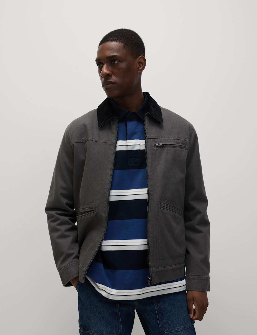 Pure Cotton Striped Rugby Shirt 3 of 7