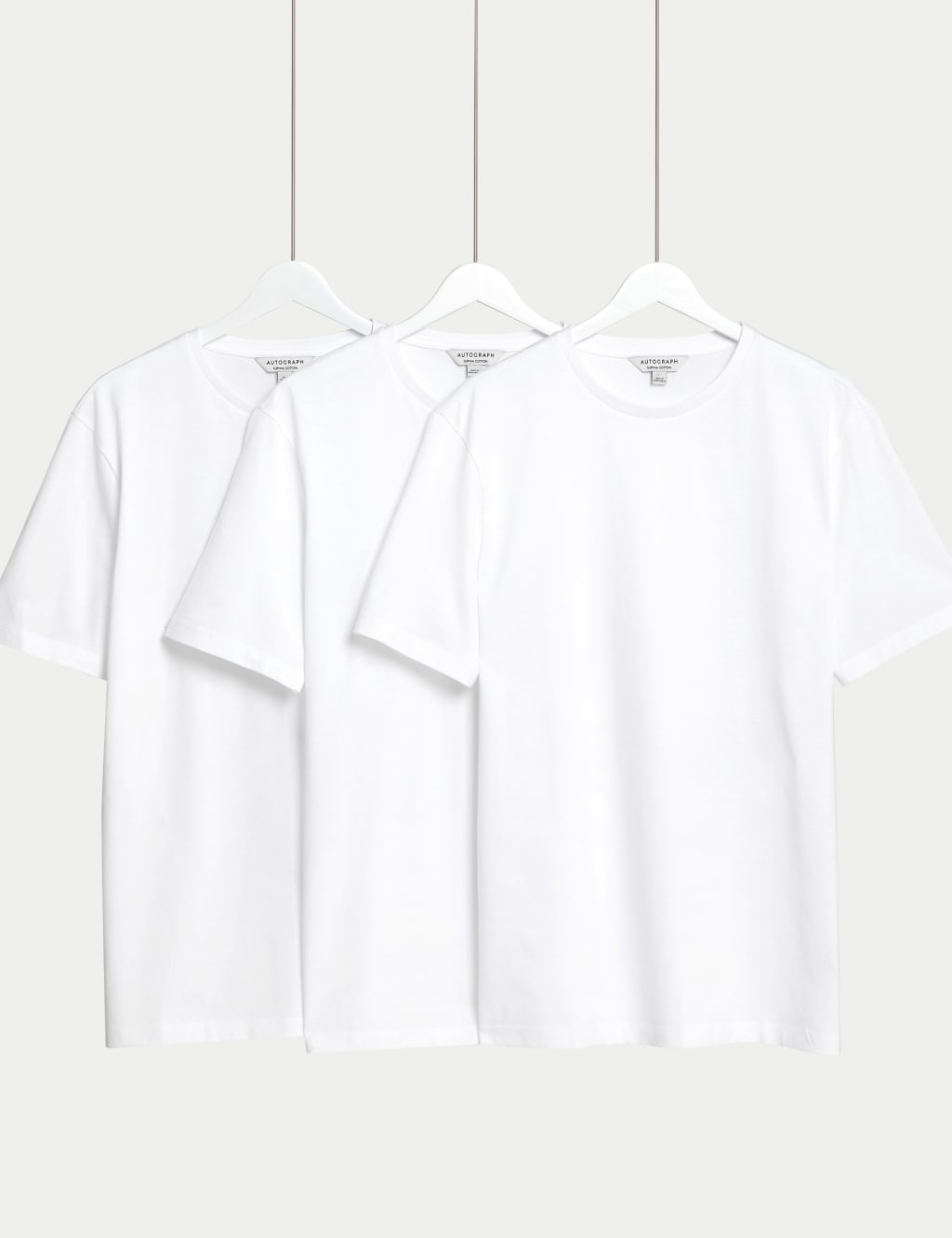 3pk Pure Supima® Cotton T-Shirts 8 of 8