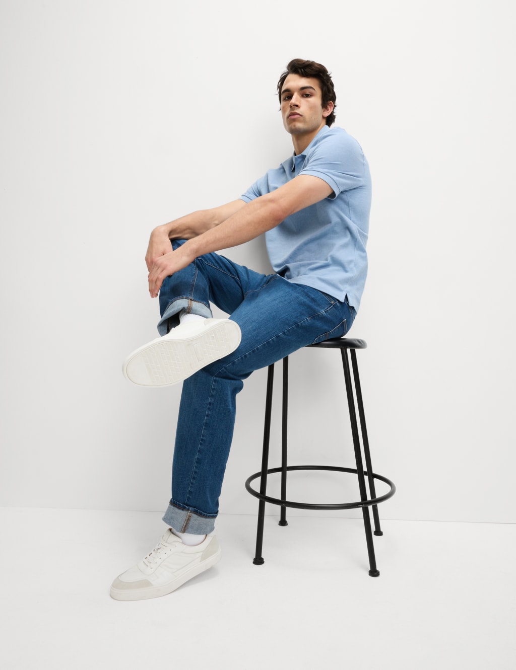 2 Pack Pure Cotton Polo Shirts 5 of 5