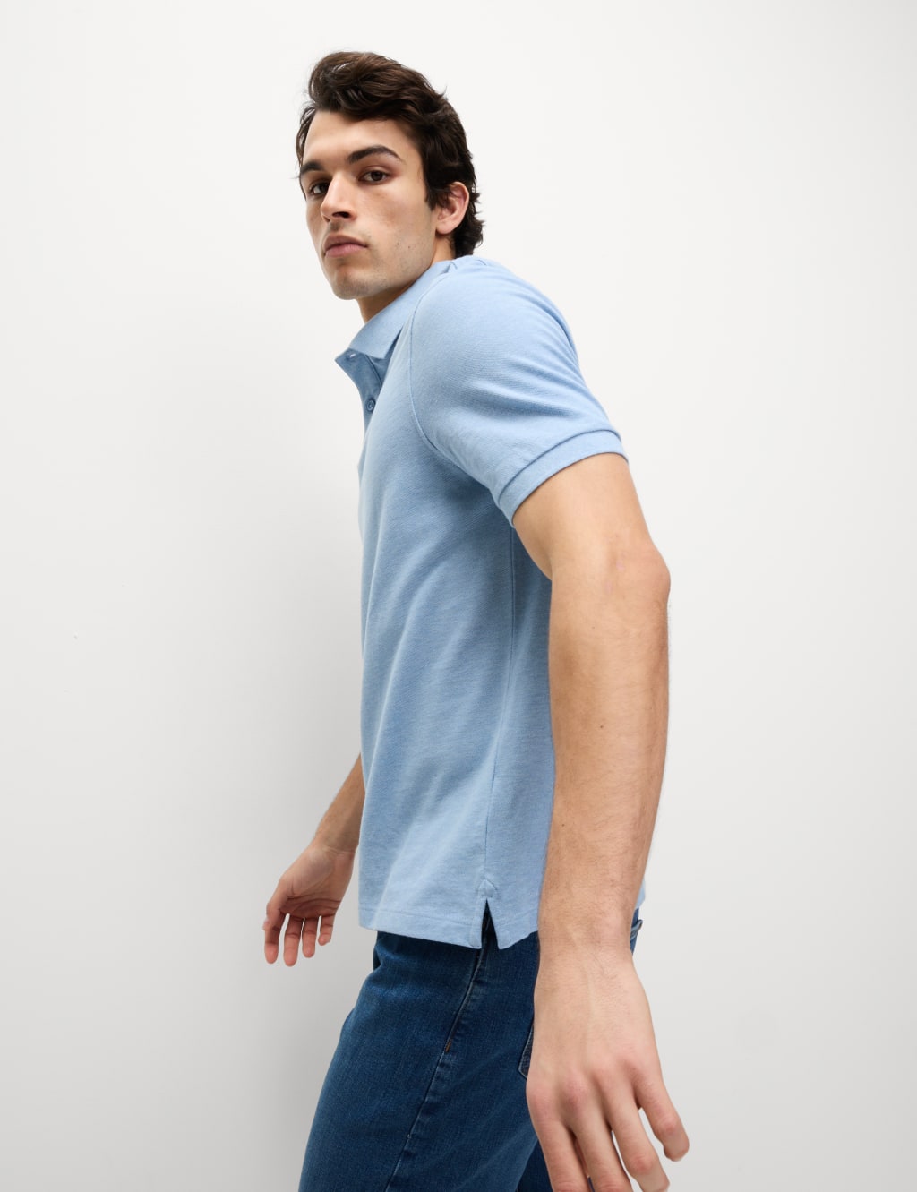2 Pack Pure Cotton Polo Shirts 2 of 5