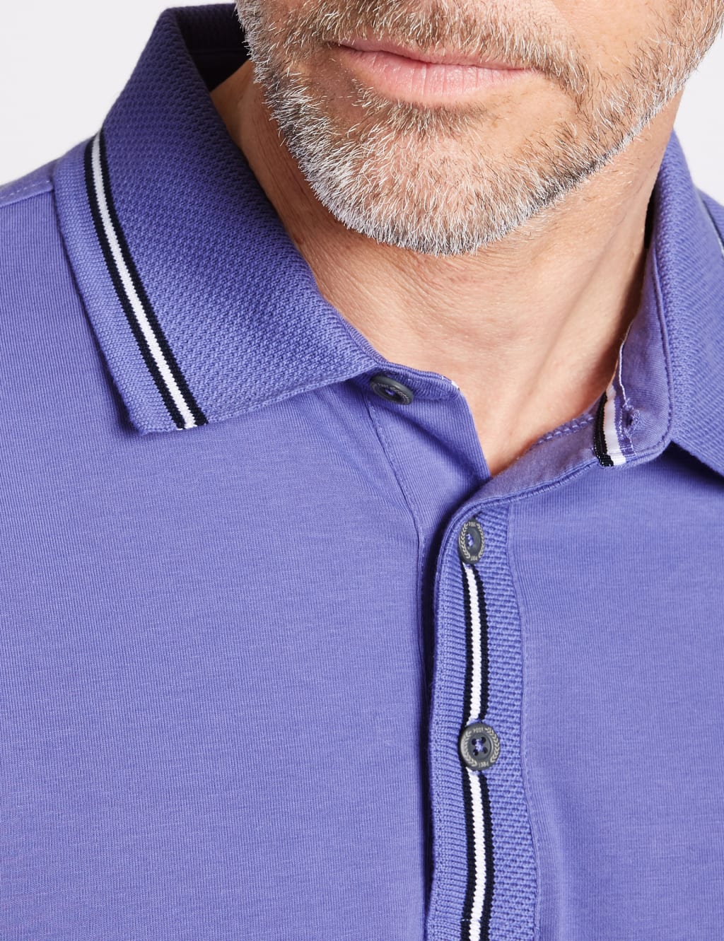 Cotton Rich Striped Polo Shirt 5 of 5