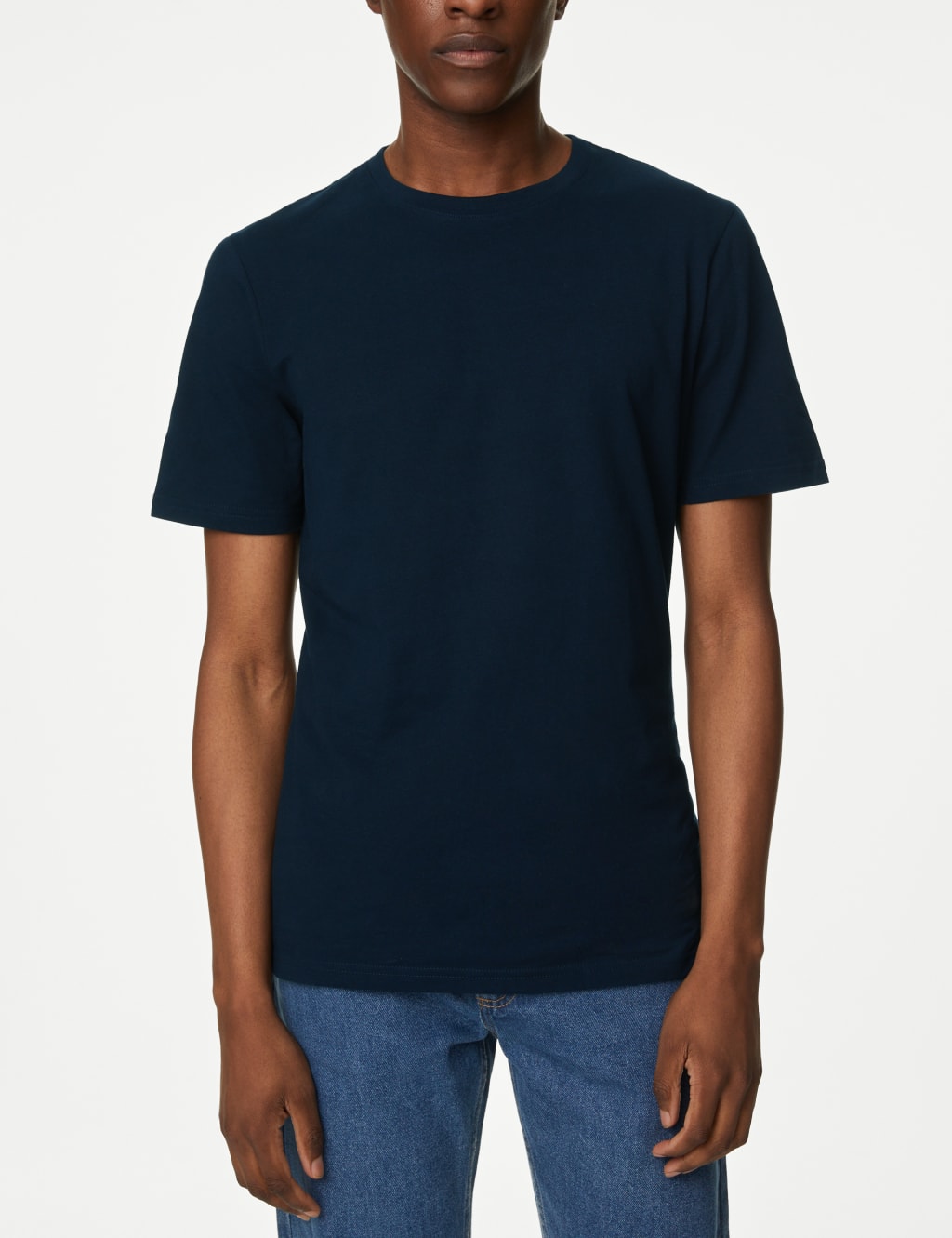 5pk Pure Cotton Crew Neck T Shirts M S Collection M S