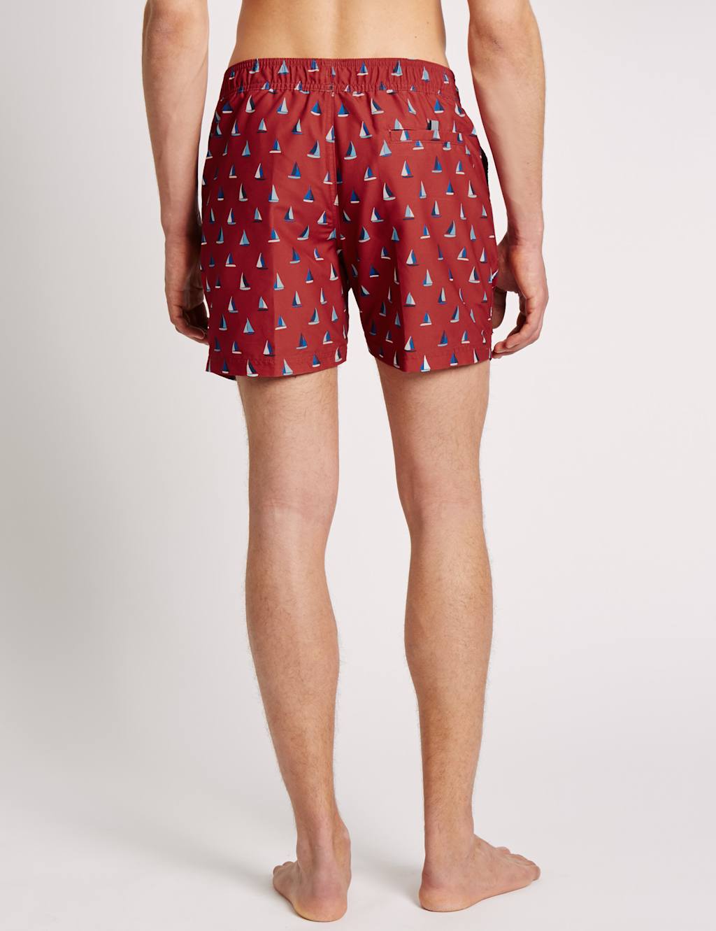 Quick Dry Boat Print Swim Shorts 3 of 3