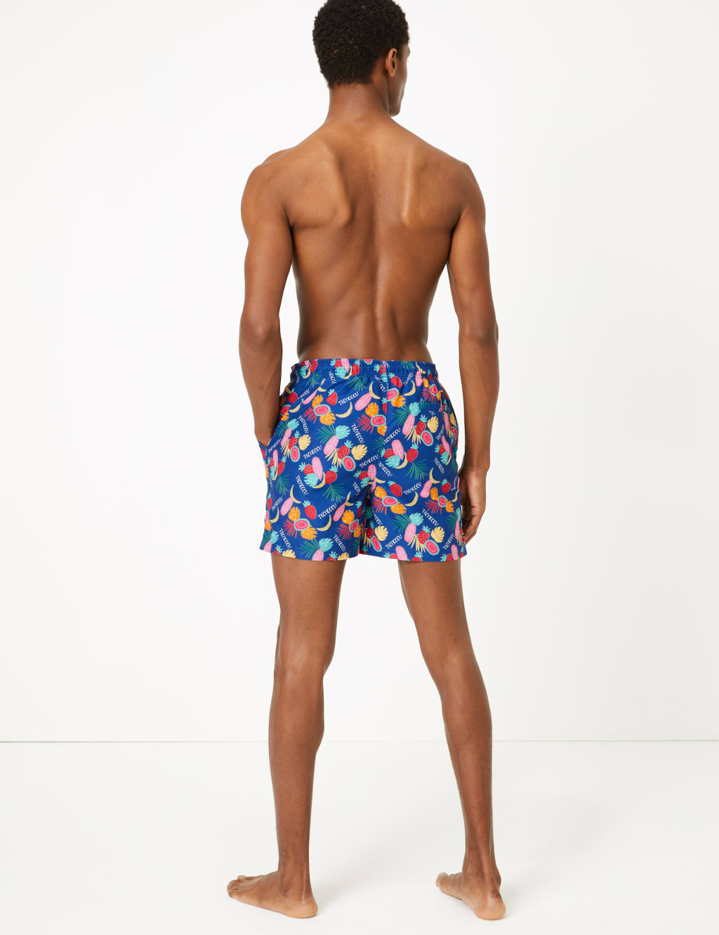 Quick Dry Tropical Print Swim Shorts 3 of 4