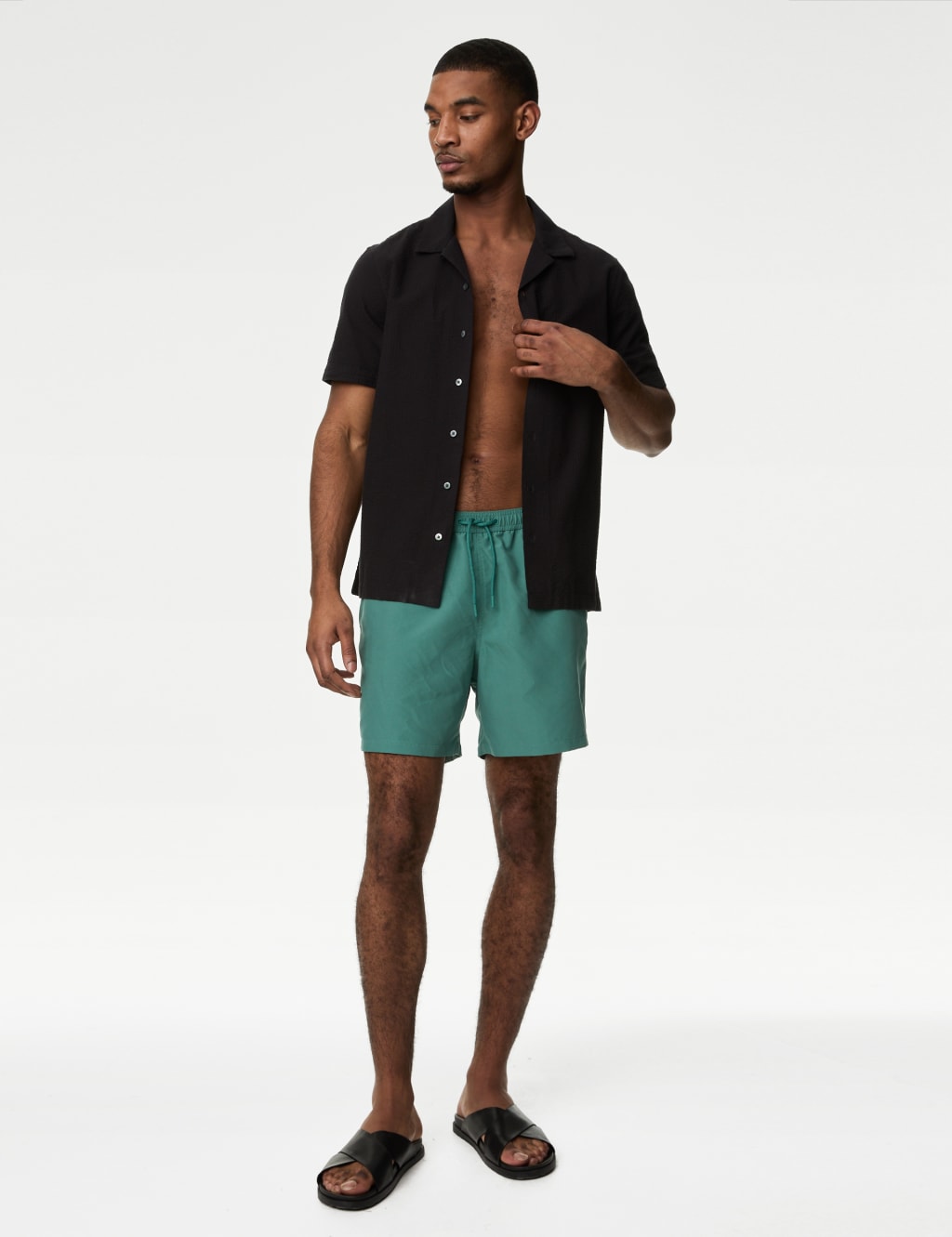 Fast dry swim shorts top