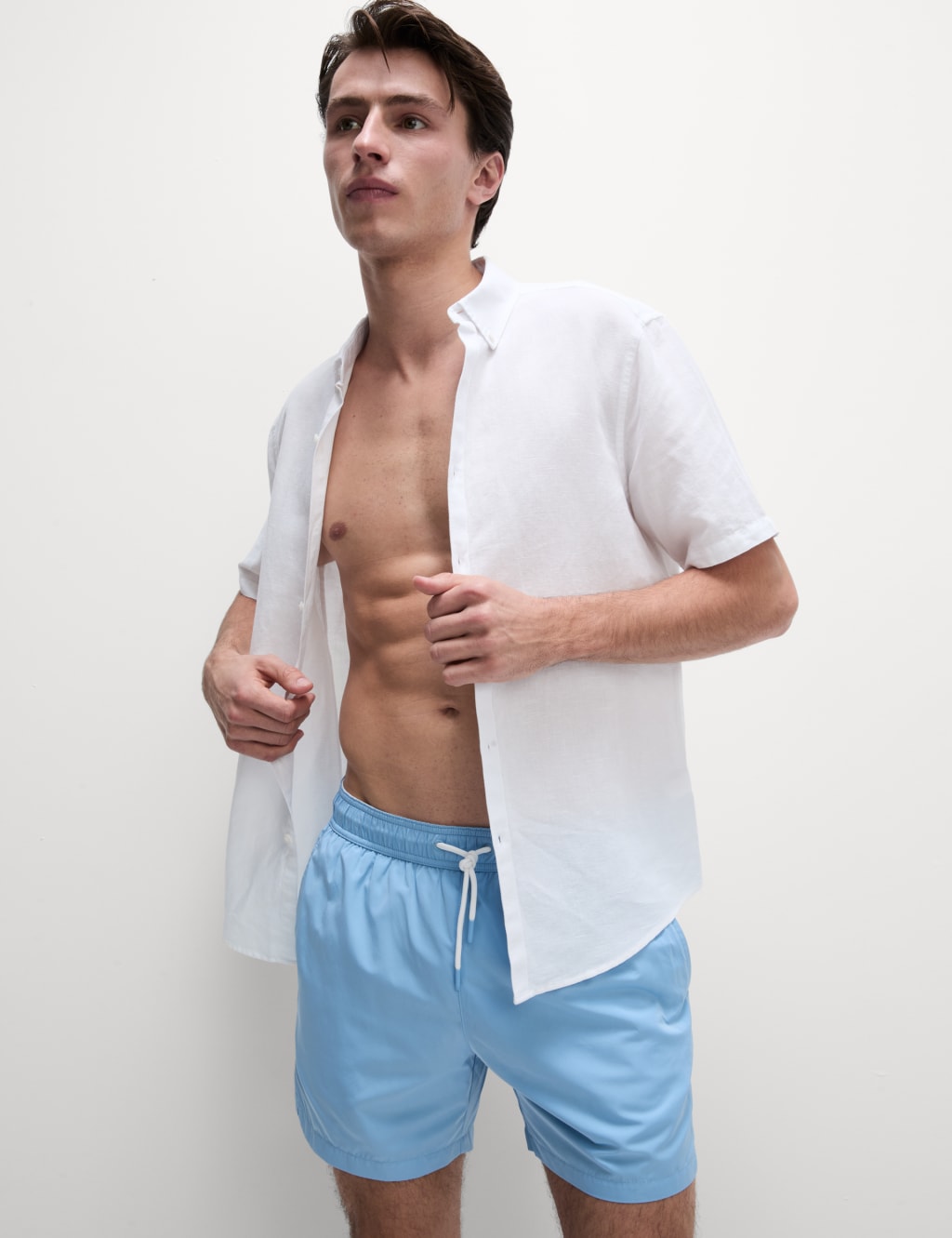Quick Dry Plain Swim Shorts 1 of 5