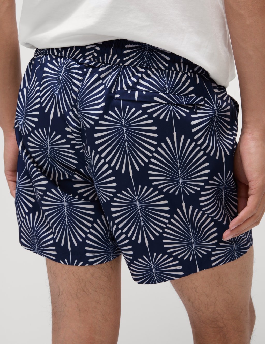 Quick Dry Woodblock Print Swim Shorts 5 of 5
