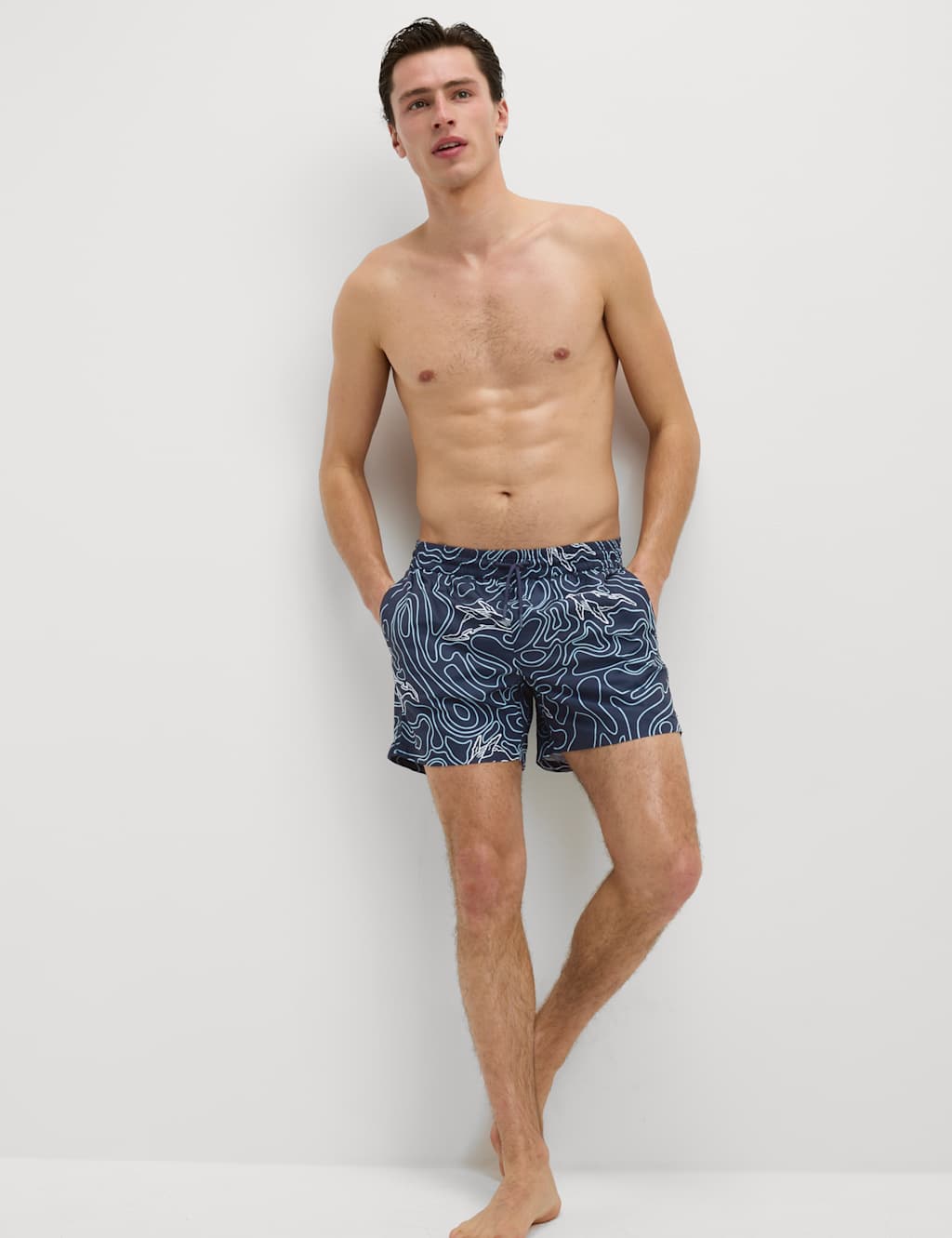Quick Dry Printed Swim Shorts 6 of 7